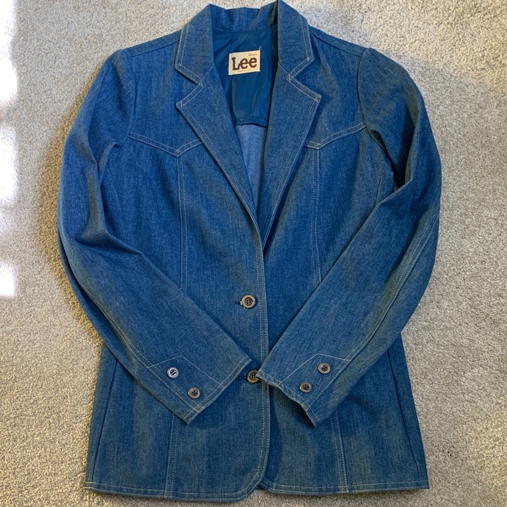 Lee Women's Classic Blue Jean Blazer